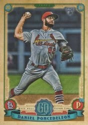 2019 Topps Gypsy Queen Base Set Daniel Poncedeleon #144 card