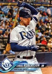 2018 Topps Update Base Set Daniel Robertson #US244 card