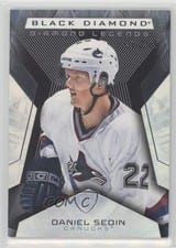 2025-26 Upper Deck Black Diamond Diamond Legends Daniel Sedin #BDL-DS card