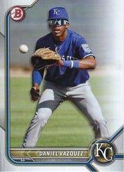 2022 Bowman Draft Base Set Daniel Vazquez #BD-74 card