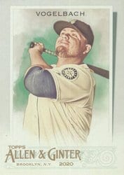 2020 Topps Allen & Ginter Base Set Daniel Vogelbach #293 card