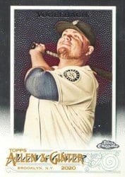 2020 Topps Allen & Ginter Chrome Base Set Daniel Vogelbach #293 card