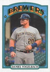 2021 Topps Heritage Base Set Daniel Vogelbach #509 card