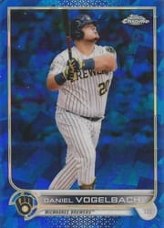 2022 Topps Chrome Sapphire Edition Base Set Daniel Vogelbach #522 card