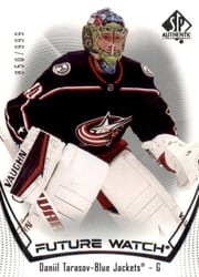 2021-22 SP Authentic Base Set Daniil Tarasov #197 card