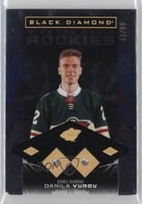 2025-26 Upper Deck Black Diamond Base Diamond Relic Rookies Danila Yurov #BDR-DY card