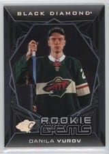 2025-26 Upper Deck Black Diamond Rookie Gems Danila Yurov #RG-DY card