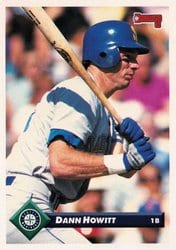 1993 Donruss Base Set Dann Howitt #349 card