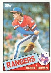 1985 Topps Base Set Danny Darwin #227 card