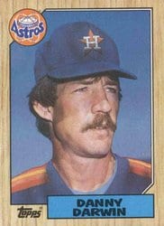1987 Topps Base Set Danny Darwin #157 card