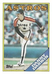 1988 Topps Base Set Danny Darwin #461 card