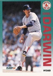 1992 Fleer Base Set Danny Darwin #38 card