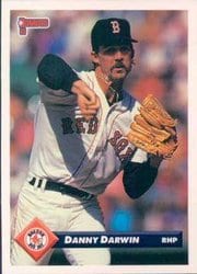 1993 Donruss Base Set Danny Darwin #647 card