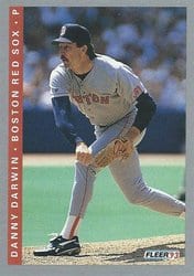 1993 Fleer Base Set Danny Darwin #179 card