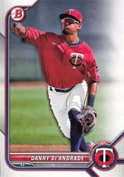 2022 Bowman Draft Base Set Danny De Andrade #BD-107 card