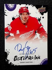 2025-26 Upper Deck Detroit Red Wings Centennial Octopus Ink Danny DeKeyser #OI-DD card