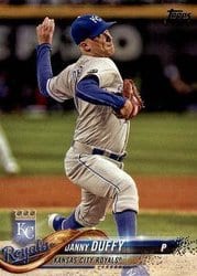2018 Topps Base Set Danny Duffy #318 card