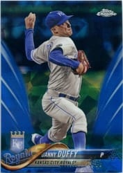 2018 Topps Chrome Sapphire Edition Base Set Danny Duffy #318 card