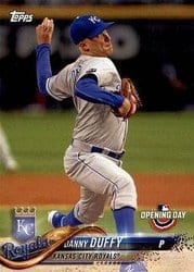 2018 Topps Opening Day Base Set Danny Duffy #54 card