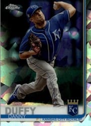2019 Topps Chrome Sapphire Edition Base Set Danny Duffy #87 card
