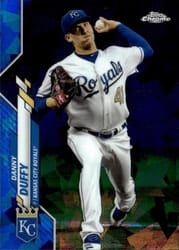2020 Topps Chrome Sapphire Edition Base Set Danny Duffy #438 card
