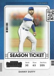 2021 Panini Contenders Base Set Danny Duffy #97 card