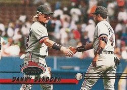 1993 Stadium Club Base Set Danny Gladden #191 card