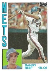 1984 Topps Base Set Danny Heep #29 card