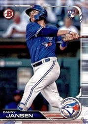 2019 Bowman Base Set Danny Jansen #48 card