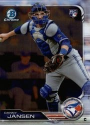2019 Bowman Chrome Base Set Danny Jansen #88 card