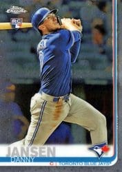 2019 Topps Chrome Base Set Danny Jansen #35 card