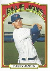 2021 Topps Heritage Base Set Danny Jansen #133 card
