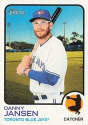 2022 Topps Heritage Base Set Danny Jansen #450 card