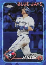 2024 Topps Chrome Sapphire Edition Base Set Danny Jansen #349 card