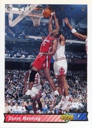 1992-93 Upper Deck Base Set Danny Manning #271 card