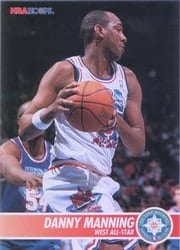1994-95 Hoops Base Set Danny Manning #243 card