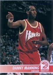 1994-95 Hoops Base Set Danny Manning #6 card