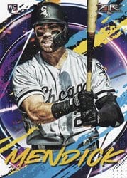 2020 Topps Fire Base Set Danny Mendick #40 card