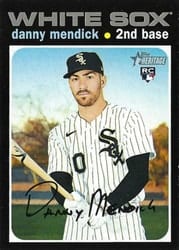 2020 Topps Heritage Base Set Danny Mendick #523 card