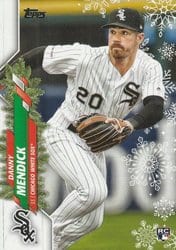 2020 Topps Holiday Base Set Danny Mendick #HW181 card