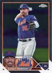 2023 Topps Chrome Update Base Set Danny Mendick #USC23 card