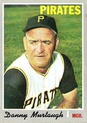1970 Topps Base Set Danny Murtaugh #532 card