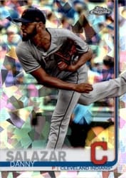 2019 Topps Chrome Sapphire Edition Base Set Danny Salazar #673 card
