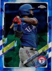 2021 Topps Chrome Sapphire Edition Base Set Danny Santana #35 card