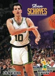 1992-93 SkyBox Base Set Danny Schayes #140 card