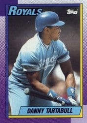 1990 Topps Base Set Danny Tartabull #540 card