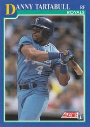1991 Score Base Set Danny Tartabull #515 card