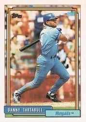 1992 Topps Base Set Danny Tartabull #145 card