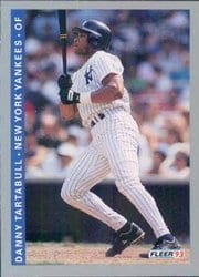 1993 Fleer Base Set Danny Tartabull #286 card