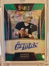 2021 Panini Select Signatures Select Danny White #SSP-DWH card